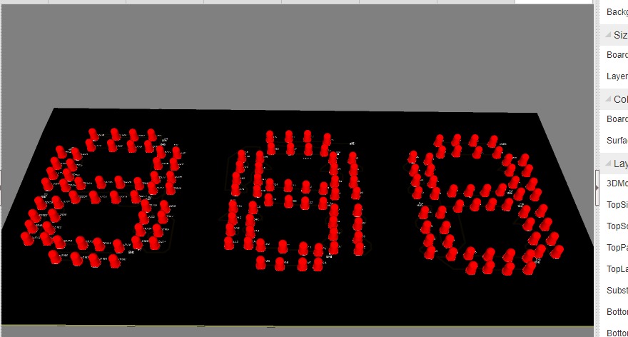 Seven Segment PCB Image