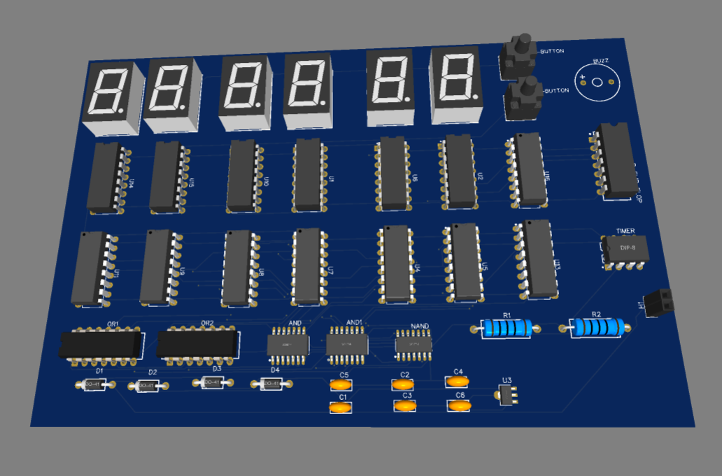 PCB View 3D Front